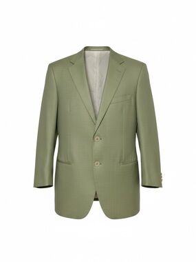 Sage Green Two-Button Sport Coat